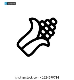 corn icon isolated sign symbol vector illustration - high quality black style vector icons
