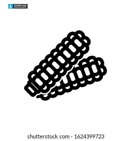 corn icon isolated sign symbol vector illustration - high quality black style vector icons
