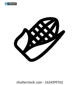 corn icon isolated sign symbol vector illustration - high quality black style vector icons
