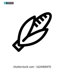 corn icon isolated sign symbol vector illustration - high quality black style vector icons

