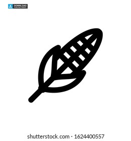 corn icon isolated sign symbol vector illustration - high quality black style vector icons
