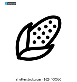 corn icon isolated sign symbol vector illustration - high quality black style vector icons
