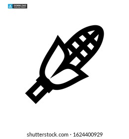 corn icon isolated sign symbol vector illustration - high quality black style vector icons
