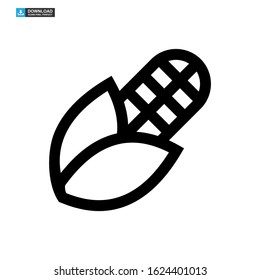 corn icon isolated sign symbol vector illustration - high quality black style vector icons
