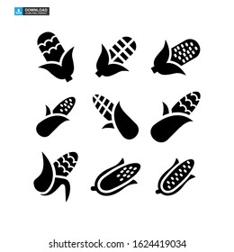 corn icon isolated sign symbol vector illustration - Collection of high quality black style vector icons
