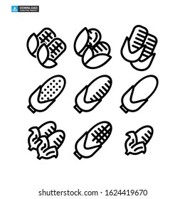 corn icon isolated sign symbol vector illustration - Collection of high quality black style vector icons
