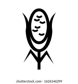 corn icon or logo isolated sign symbol vector illustration - high quality black style vector icons
