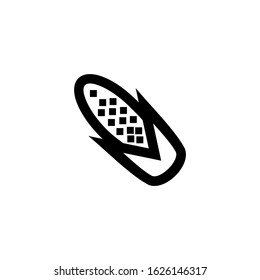 corn icon or logo isolated sign symbol vector illustration - high quality black style vector icons
