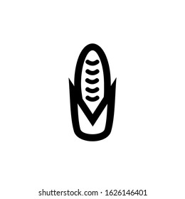 corn icon or logo isolated sign symbol vector illustration - high quality black style vector icons
