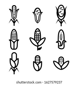 corn icon or logo isolated sign symbol vector illustration - Collection of high quality black style vector icons
