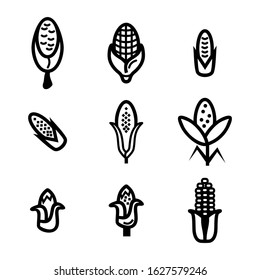corn icon or logo isolated sign symbol vector illustration - Collection of high quality black style vector icons
