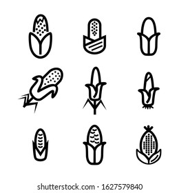 corn icon or logo isolated sign symbol vector illustration - Collection of high quality black style vector icons
