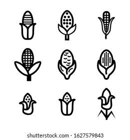 corn icon or logo isolated sign symbol vector illustration - Collection of high quality black style vector icons

