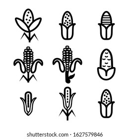 corn icon or logo isolated sign symbol vector illustration - Collection of high quality black style vector icons
