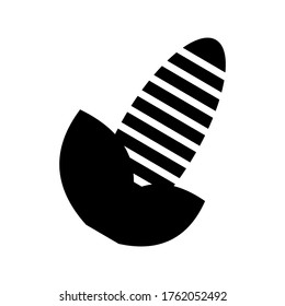 corn  icon or logo isolated sign symbol vector illustration - high quality black style vector icons
