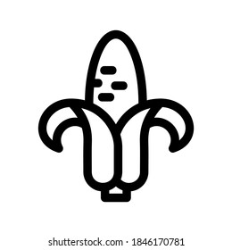 Corn icon or logo isolated sign symbol vector illustration - high quality black style vector icons
