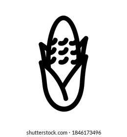 Corn icon or logo isolated sign symbol vector illustration - high quality black style vector icons
