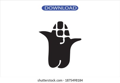 corn icon or logo isolated sign symbol vector illustration - high quality black style vector icons.