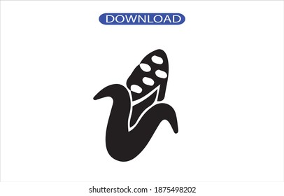 corn icon or logo isolated sign symbol vector illustration - high quality black style vector icons.