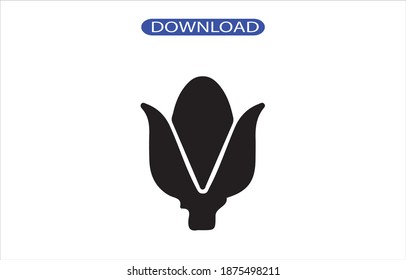 corn icon or logo isolated sign symbol vector illustration - high quality black style vector icons.