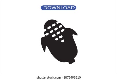 corn icon or logo isolated sign symbol vector illustration - high quality black style vector icons.