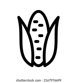 corn icon or logo isolated sign symbol vector illustration - high quality black style vector icons
