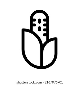 corn icon or logo isolated sign symbol vector illustration - high quality black style vector icons
