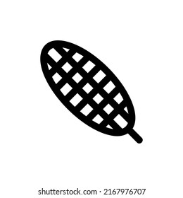 icono de maíz o logotipo símbolo de signo aislado ilustración vectorial ilustración de alta calidad de estilo negro vectores iconos
