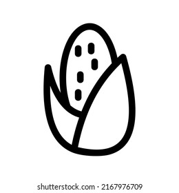 icono de maíz o logotipo símbolo de signo aislado ilustración vectorial ilustración de alta calidad de estilo negro vectores iconos

