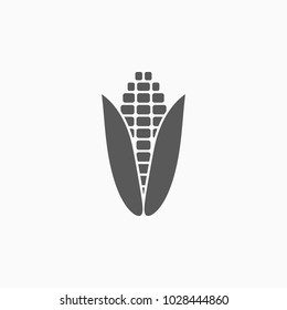 corn icon, maize vector