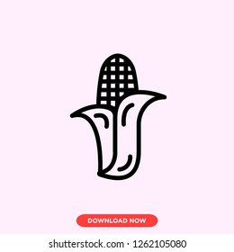 Corn icon modern vector style