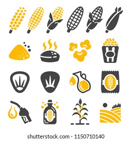 corn icon set
