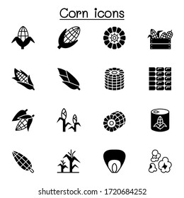 Corn icon set vector illustration graphic design