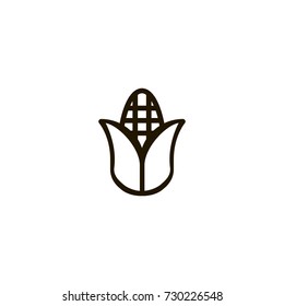 corn icon. sign design