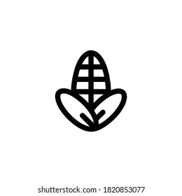 Corn Icon , Thanksgiving symbol.