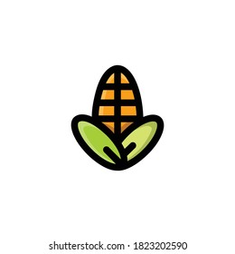 Corn Icon , Thanksgiving symbol.