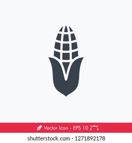Corn Icon / Vector