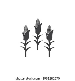 Corn icon, vector design element,illustration template.