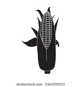 Corn icon, vector design element,illustration template.