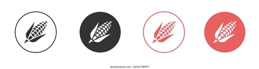 Corn icon vector design template simple and clean style