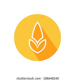 Corn icon. Vector illustration