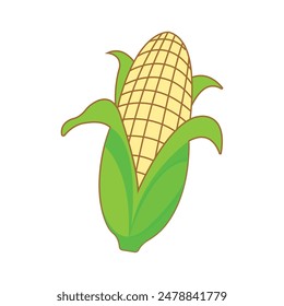 corn icon vector illustration design template