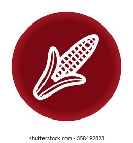 Corn icon. Vector illustration eps 10.