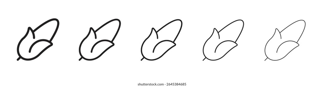 Corn icon vector illustration isolated