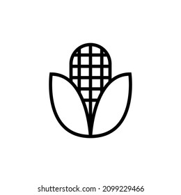 Corn icon vector illustration logo template for many purpose. Isolated on white background.