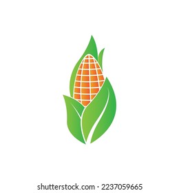 Corn icon vector illustration logo design