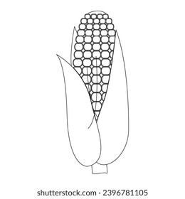 Corn icon vector illustration logo design
