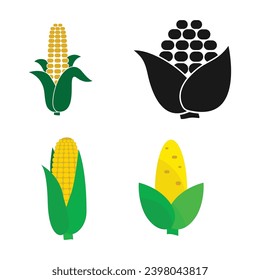 Corn icon vector illustration logo design