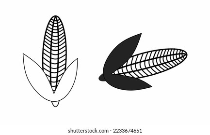 Corn icon vector illustration simple design