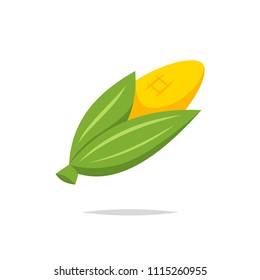 Corn icon vector isolated illustration